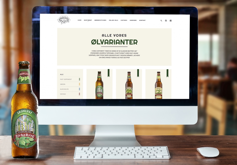 Skovlyst Bryggeriet Website